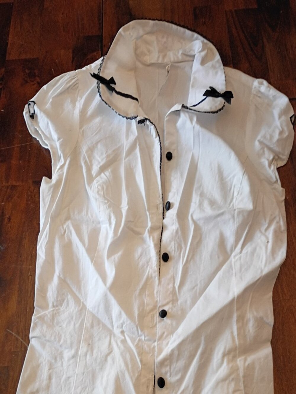 Black Orchid Button up Top